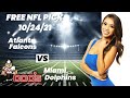 NFL Picks - Atlanta Falcons vs Miami Dolphins Prediction, 10/24/2021 Week 7 NFL Best Bet Today