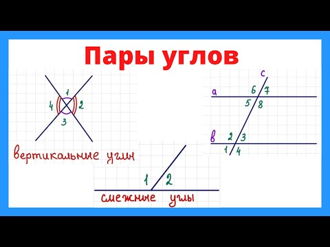 Видео: Как определить пары углов?