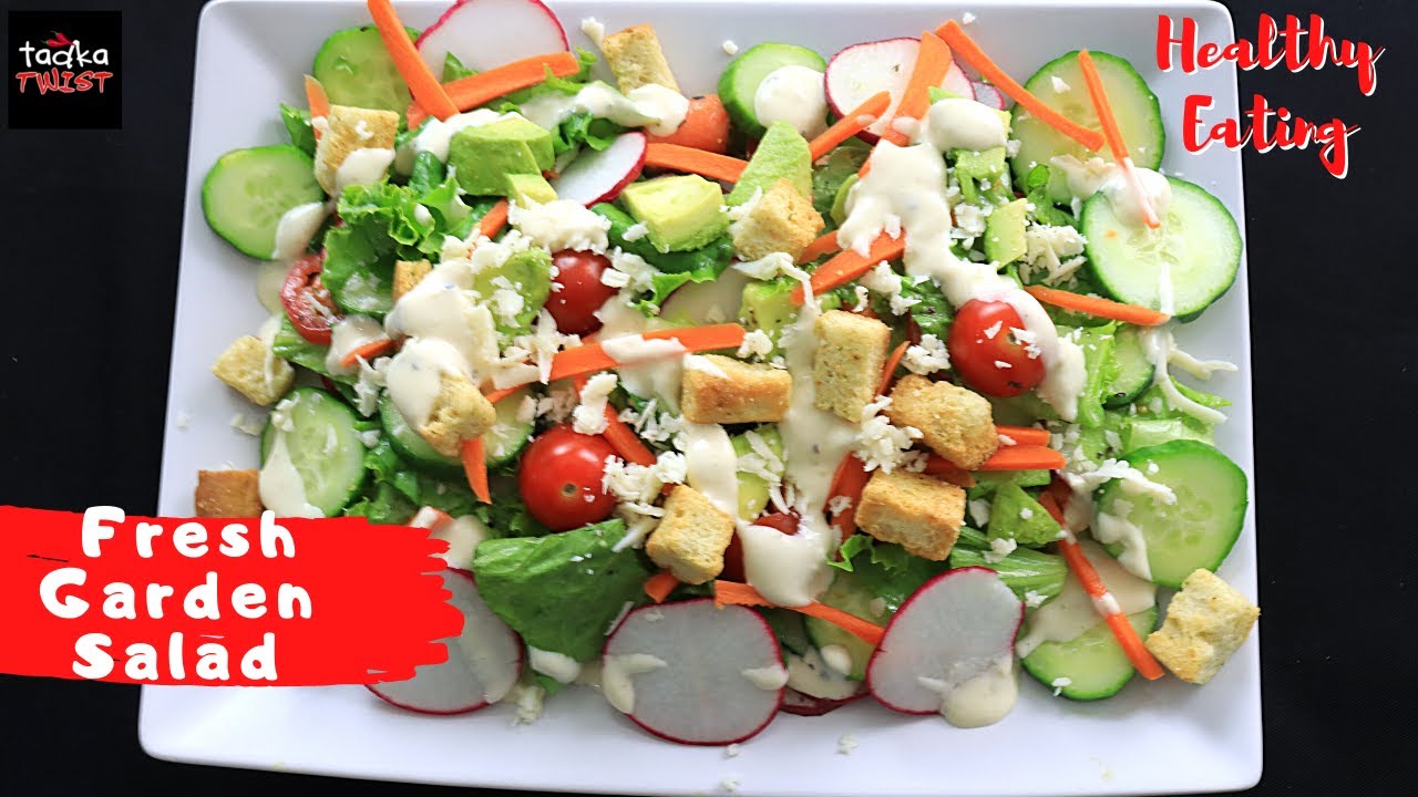 Fresh and Healthy Garden Salad | Healthy Eating | By KTT | Kashmiri Tadka Twist