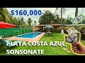 SE VENDE RANCHO EN SEGUNDA FILA EN PLAYA COSTA AZUL, ACAJUTLA, SONSONATE/$160,000/Wsapp: 7903 2250