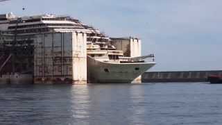 Costa Concordia Wreck : The final days before Genoa recycling