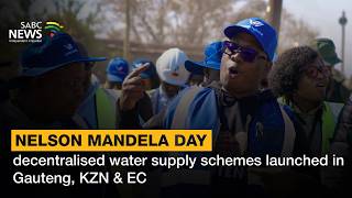 Nelson Mandela Day | Handover of potable water to underserved communities in GP, EC, and KZN