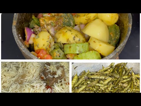مغش اللحم بالخضار وكبسة المغش والقوار الجيزاني يوم كدا جبزاني بحت