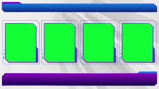 Broadcast Green Screen Frames - Host and Guests Podcast Windows