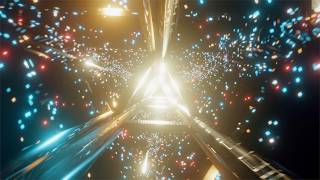 [4K 60FPS] Futuristic Sci-Fi Neon Tunnel Background | Abstract Geometric Motion Graphics Visualizer