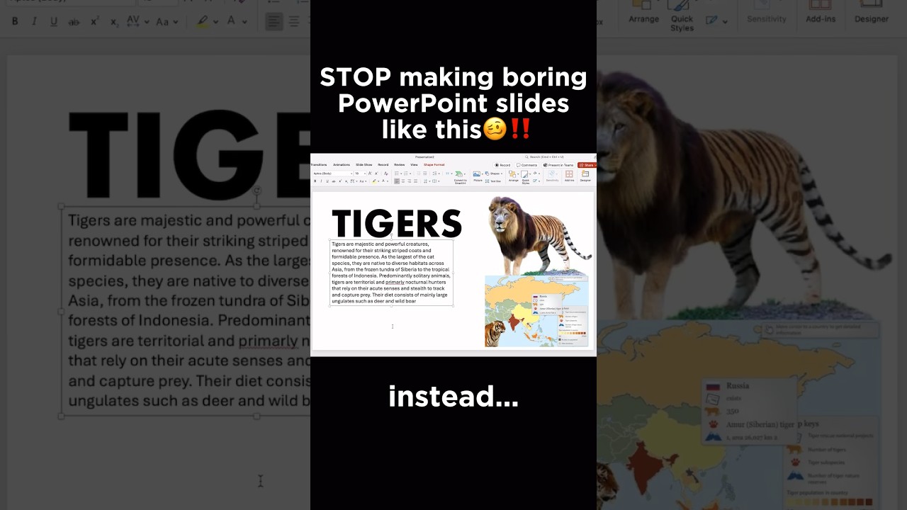 10x Your PowerPoint SKILLS in 32 Seconds⌛️🔥 #powerpoint #tutorial #students #college