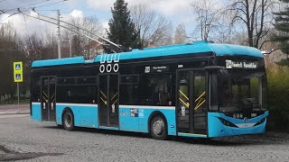 Jízda Na Lince 104 U Pumpy - Michálkovice ŠKODA 36 TR T'CITY Vůz 3751 DPO OSTRAVA!!! ev. č. 3751