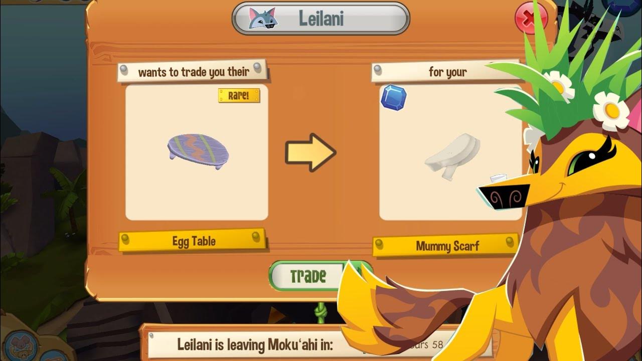 Leilani Thursday (28Mar) Rare Egg Table Mummy Scarf Hovering