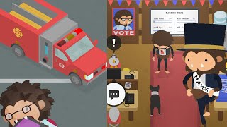 Sasquatch stands for the Election and we become a firefighter | Sneaky Sasquatch