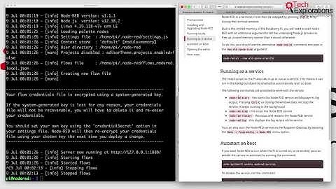 05-20 (Node-RED project) Install Node-RED on the Raspberry Pi