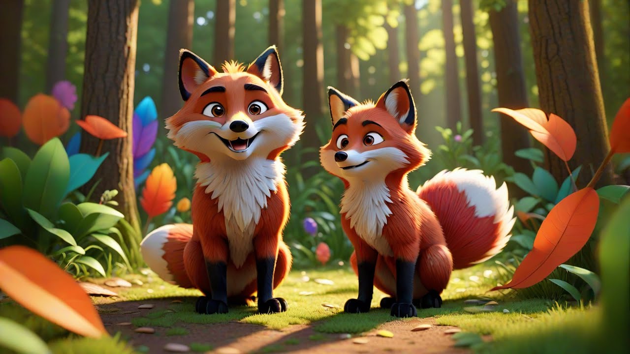 Two Tiny Foxes Sort by Size | Sorting and Size Song for Kids | Educational and Kids Songs