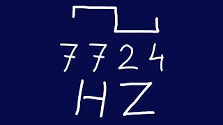 7724 hz square