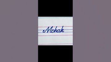 Mehak #Handwriting #Shorts #Viral #calligraphy#cursive