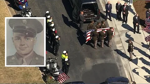 WWII hero laid to rest at Houston National Cemetery after remaining unidentified for nearly 80 years