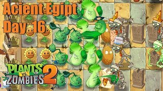 Plants vs Zombies 2 - Acient Egypt Day 16 Walkthrough | PvZ 2 | Android Gameplay screenshot 4