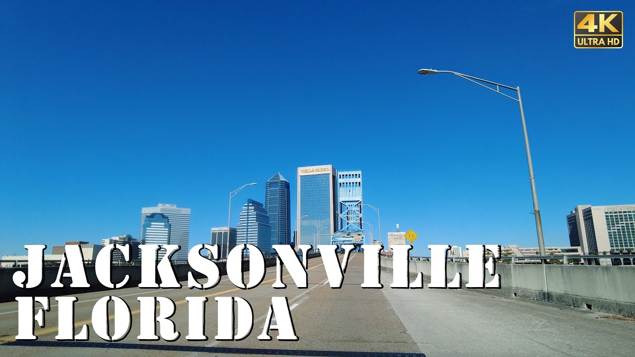 Jacksonville, Florida - [4K] Downtown Tour