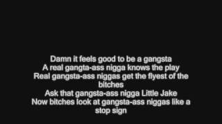 Video thumbnail of "Geto Boys - Damn It Feels Good To Be A Gangsta With Lyrics"