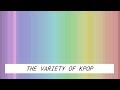 The Variety of Kpop