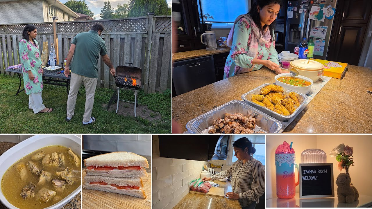 Pakistan Jaisi Garmi in Canada! Aalu Gosht  Recipe + Senior Citizen Meal Vlog 🇨🇦