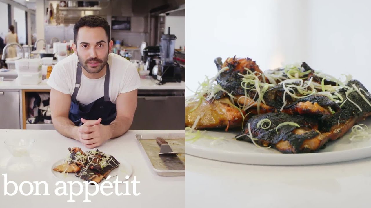 Andy Grills the Crispiest Salmon Collars   From the Test Kitchen   Bon Apptit