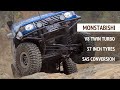 V8 Mitsubishi Pajero extreme 4x4 offroading  - Fully Sent Ep1