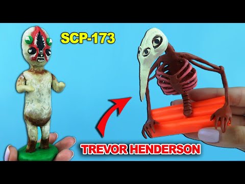 Скульптура SCP 173, Бог Дорожных Убийств | Лепим Творения Тревора Хендерсона и СЦП объект