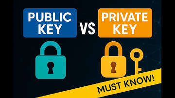 What is the difference between: Public Key vs Private Key