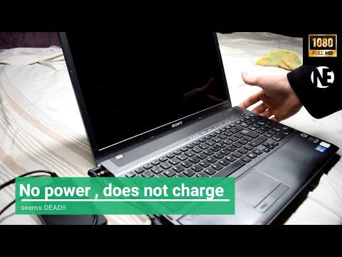 Sony Laptop Not Turning On NO Power NO Charge Motherboard Diagnostic And Repair