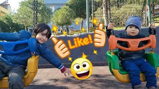 Yusuf kuzeni Kerem ile parkta