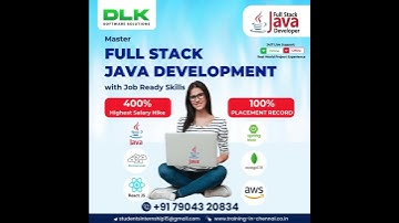Full Stack Developer Course Offered in Chennai with Placement Assistance @DLKSoftwareSolutions