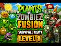 🌞🌻 Welcome to Plants Vs Zombiez Fusion Survival (Day) Level 1! 🧟