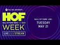 Hall of fame live  tuesday may 21  full sail university