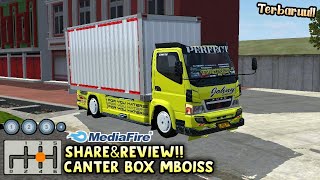 Share&Review!! Mod Canter Box Mboiss Lopp BEMPER JDMCARBON | Bus Simulator Indonesia