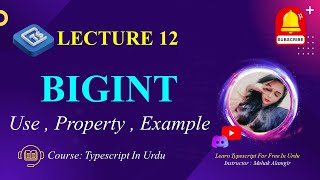 biginit in urdu I what is bigint I what is bigint in typescript | govornor sindh it course