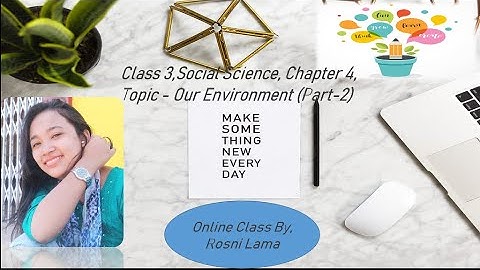 Class 3,Social Science, Chapter 4, Topic   Our Environment (Part 2)