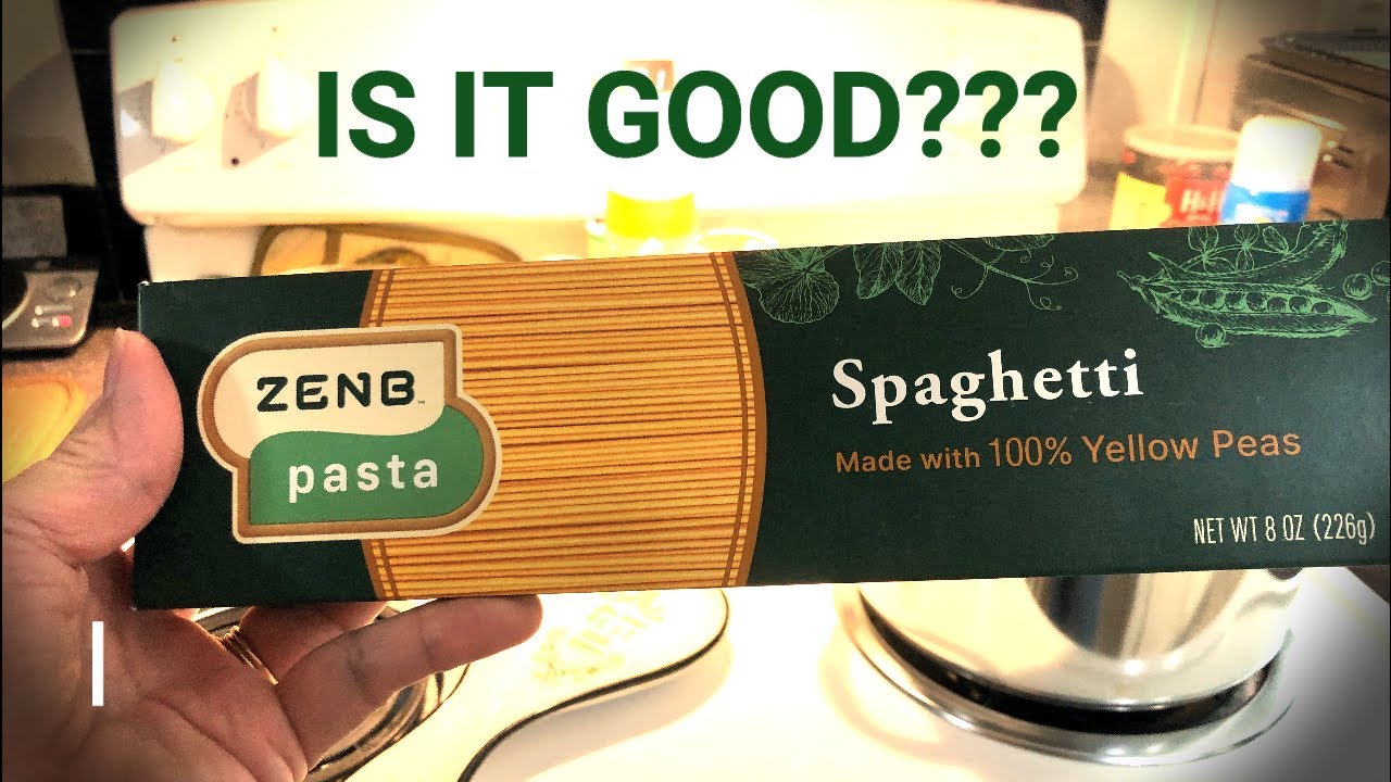 IS ZENB PASTA GOOD? SPAGHETTI REVIEW YouTube