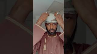 #Shorts how to tie Arab Shemagh or Keffiyeh! Simple tutorial | Omani,Yemeni |