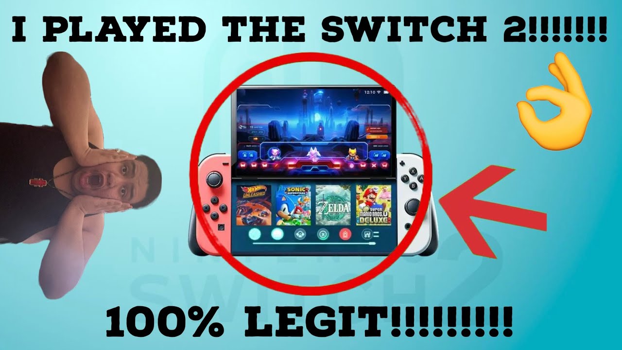 I Played The Nintendo Switch 2 For 30 Minutes! (April Fools) - YouTube