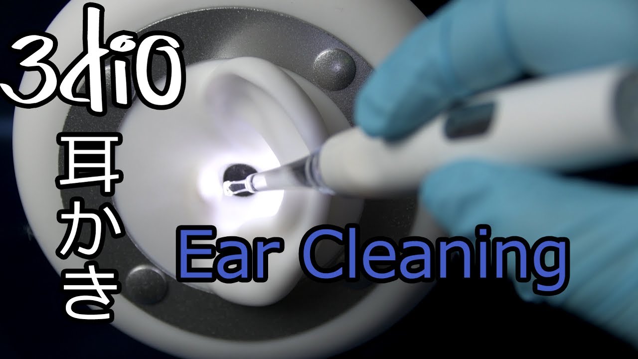 [ASMR] ステンレスとプラスチックの耳かき Ear Cleaning 3dio binaural [音フェチ]