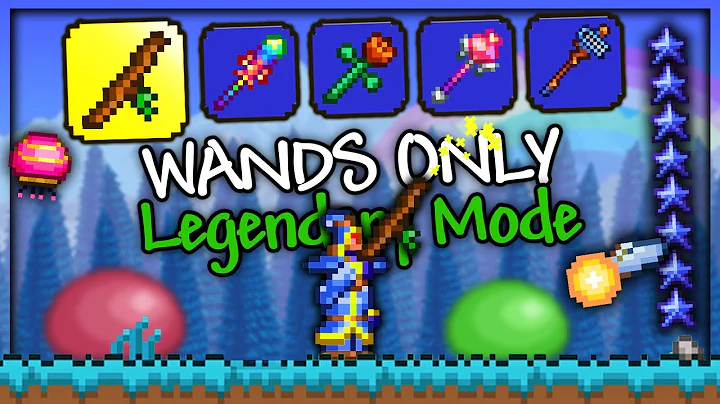 Can I Beat Terraria Legendary Mode WANDS ONLY? (For The Worthy)
