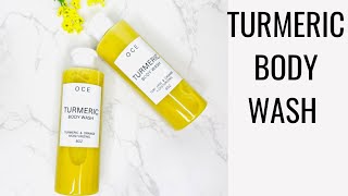 DIY TURMERIC BODY WASH WITH ORANGE PEEL /BRIGHTEN & HYDRATE SKIN