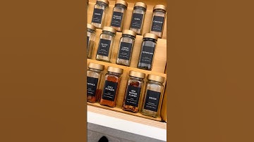 So satisfying spice organization! #organization #kitchenorganization #satisfying #home
