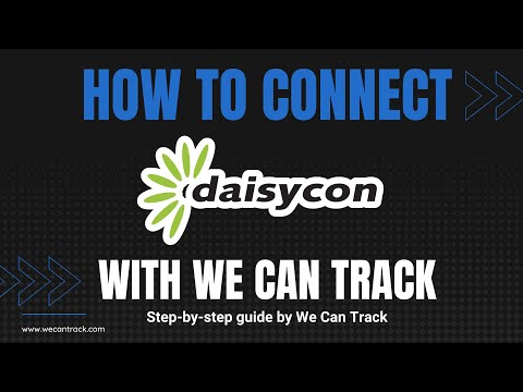 How to connect Daisycon with We Can Track via API