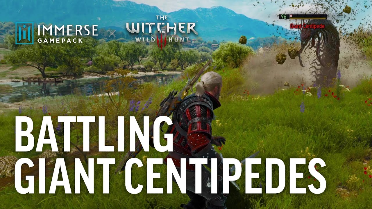 Battling Giant Centipedes with Immerse Gamepack The Witcher 3