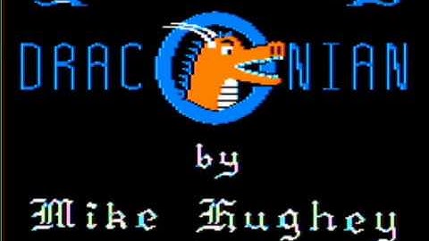 Draconian Short Version Gameplay Tandy TRS-80 Color computer