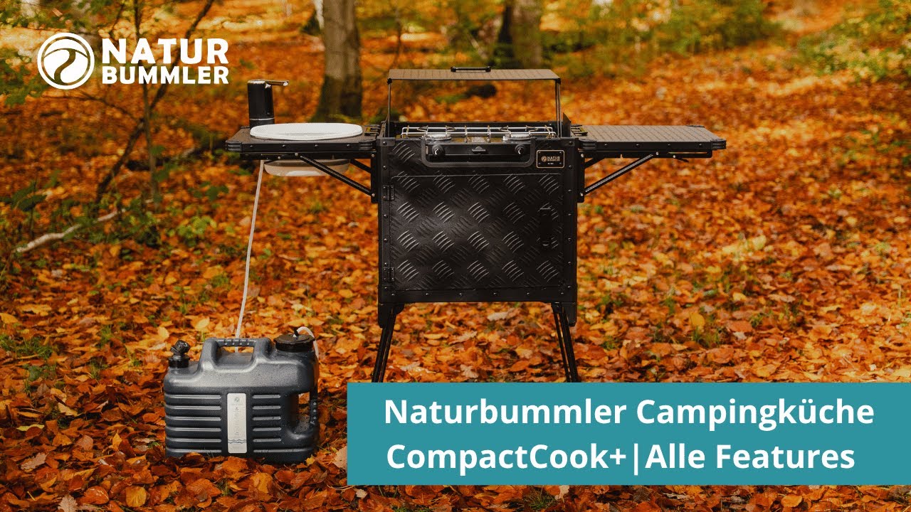 Deine mobile Küche für unterwegs! I Naturbummler Campingküche CompactCook+ I Vorstellung & Features