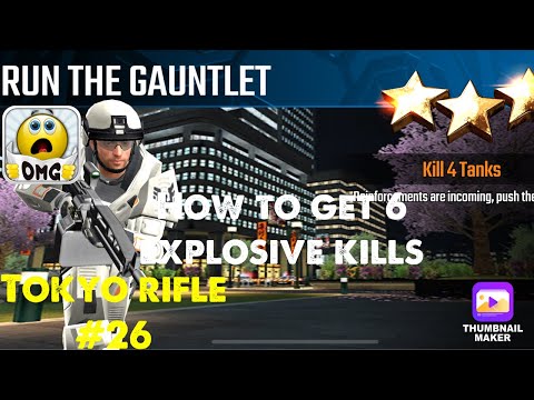 Run the Gauntlet, sniper strike special Ops mission #26- Tokyo (rifle/zone 14)