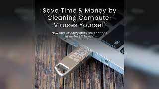 Overview: FixMeStick Computer Virus Removal Stick for Apple Macs - Unlimited Use on Up to 3 Appl...