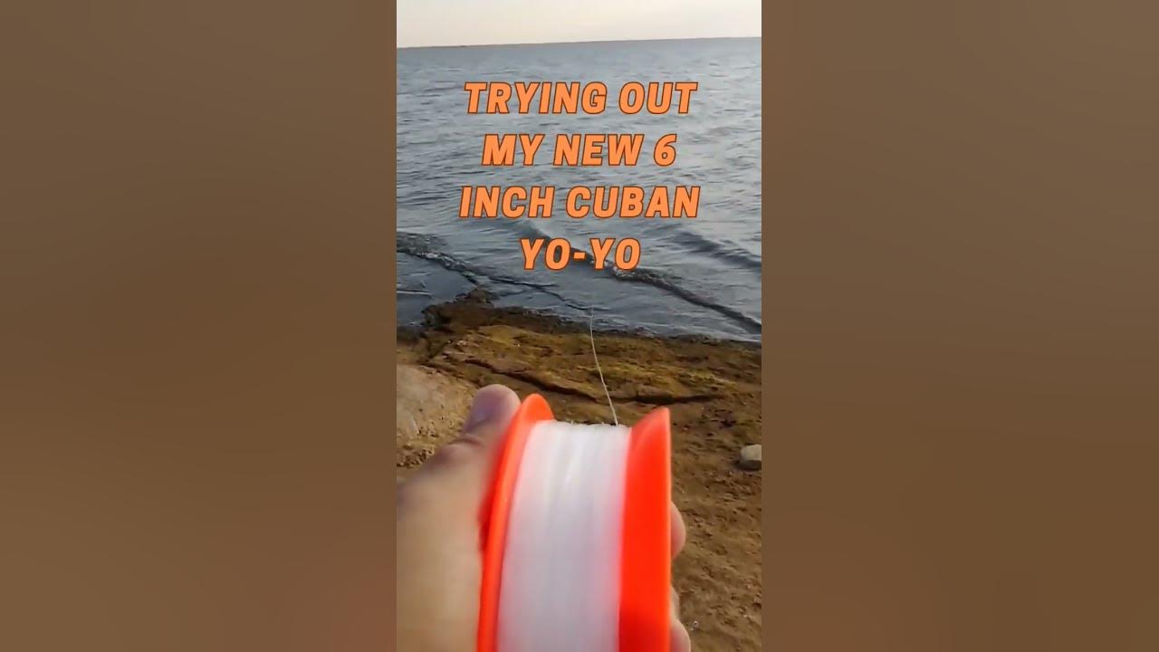 Trying out my 6 inch Cuban yo-yo #fishing #texas #yoyo 