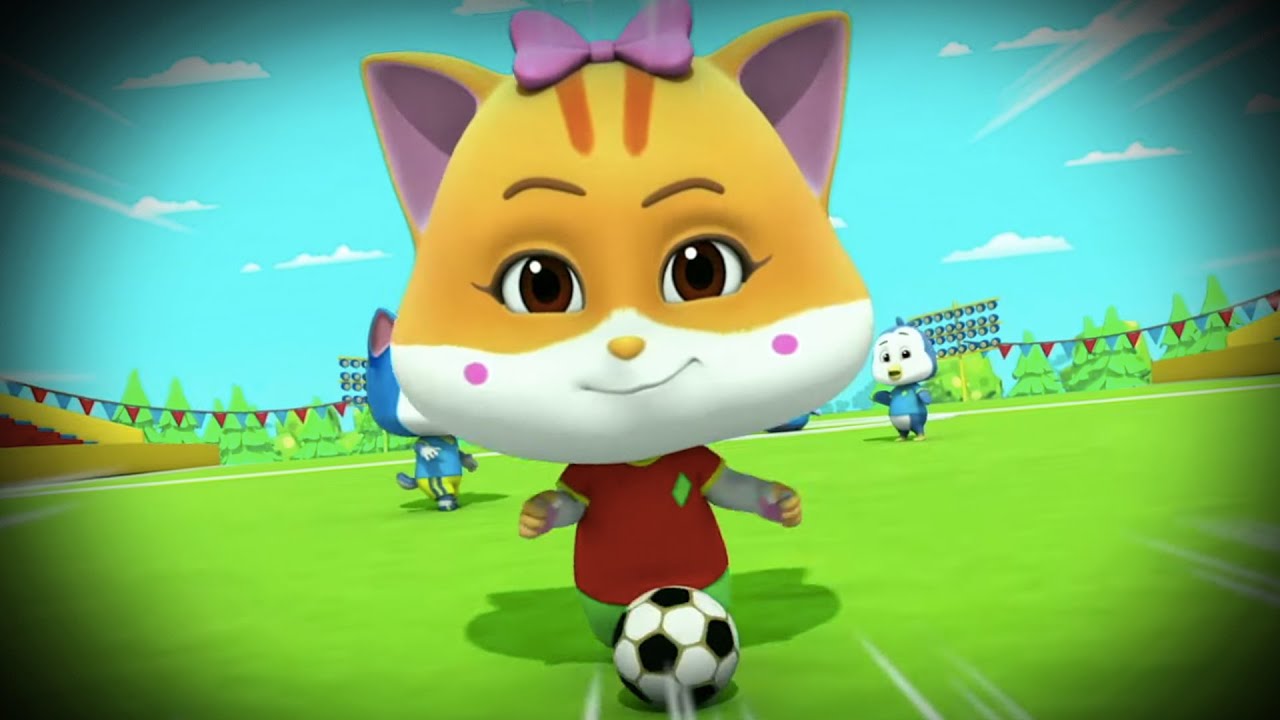 Soccer Song - Sing Along | Football Song for Kids | Nursery Rhymes and Kids Playing Videos